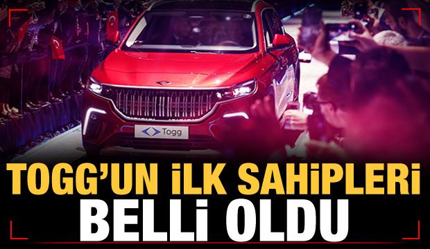 Yerli otomobil Togg'un ilk sahipleri belli oldu!