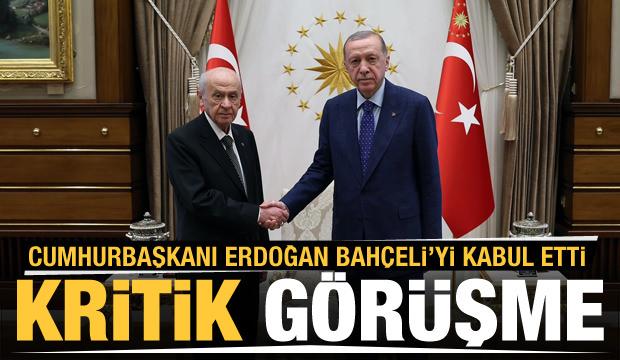 Cumhurbaşkanı Erdoğan ile Devlet Bahçeli arasında kritik görüşme
