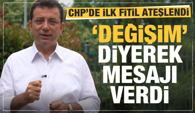 Ekrem İmamoğlu fitili yaktı!  Seçim sonrası CHP için 'Değişim' mesajı