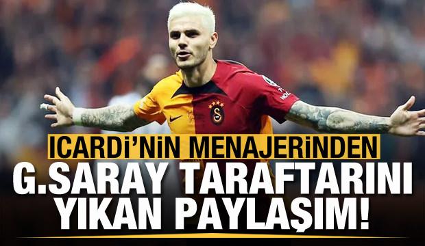 Icardi'nin menajeri Wanda Nara'dan, Galatasaray taraftarını yıkan açıklama!