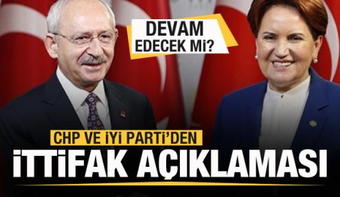 İYİ Parti ve CHP'den Millet İttifakı açıklaması