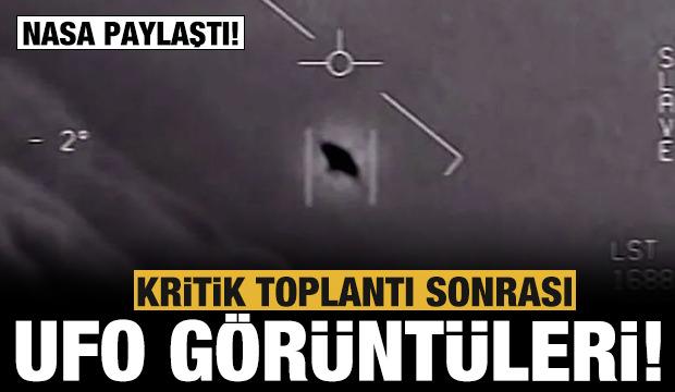 Kritik toplantı sona erdi: NASA, UFO görüntülerini paylaştı