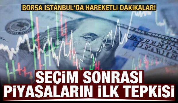 Seçim sonuçlarına piyasaların ilk tepkisi! Borsa güçlü yükseldi