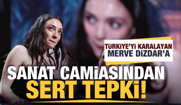 Türkiye'yi kötüleyen ve karalayan Merve Dizdar'a sanat camiasından tepki!