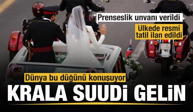 Ürdün Veliaht Prensi Hüseyin ile Suudi Arabistanlı gelin Racva Al Seyf evlendi