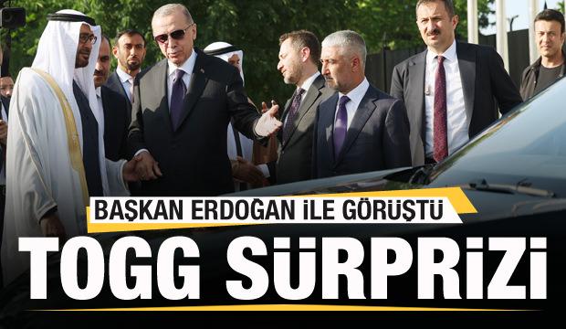 Başkan Erdoğan BAE Devlet Başkanı ile görüştü! Togg sürprizi