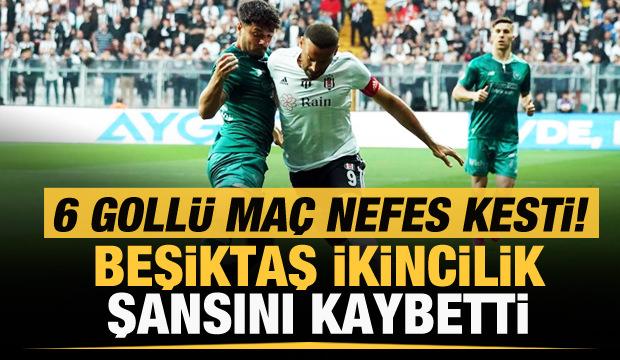 Beşiktaş ikincilik şansını kaybetti