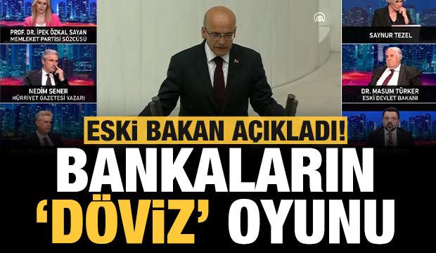 Eski Bakan Masum Türker'den önemli iddia: Bankalar dövizle oynuyor