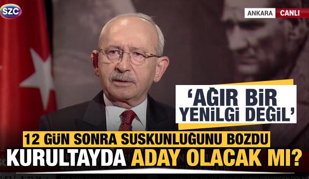 Kılıçdaroğlu seçimden sonra ilk defa canlı yayında! Kurultayda aday olacak mı?