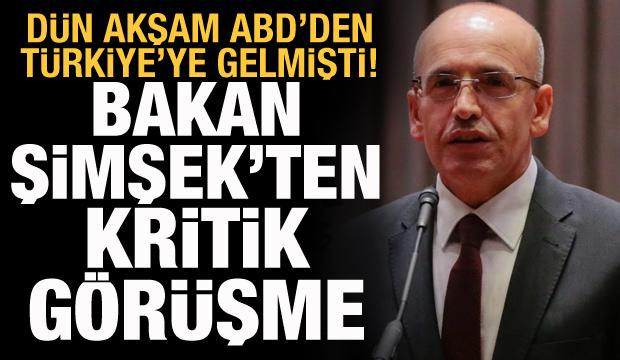 Mehmet Şimşek, Merkez Bankası için önerdiği Gaye Erkan ile görüştü