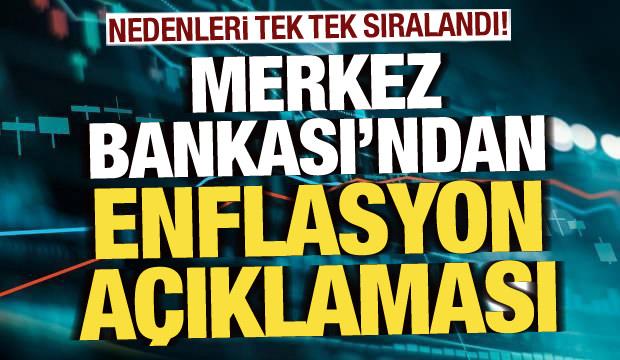 Merkez Bankası'ndan enflasyon açıklaması