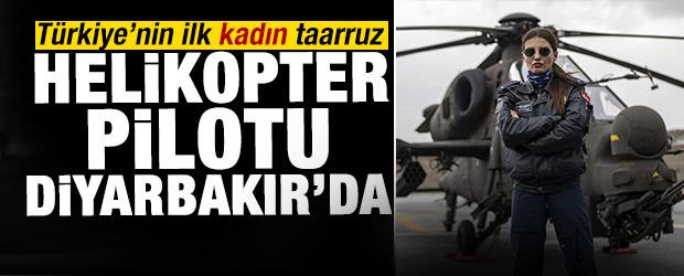 Türkiye'nin ilk kadın taarruz pilotu Diyarbakır' semalarında! İlk uçuşuyla göz doldurdu