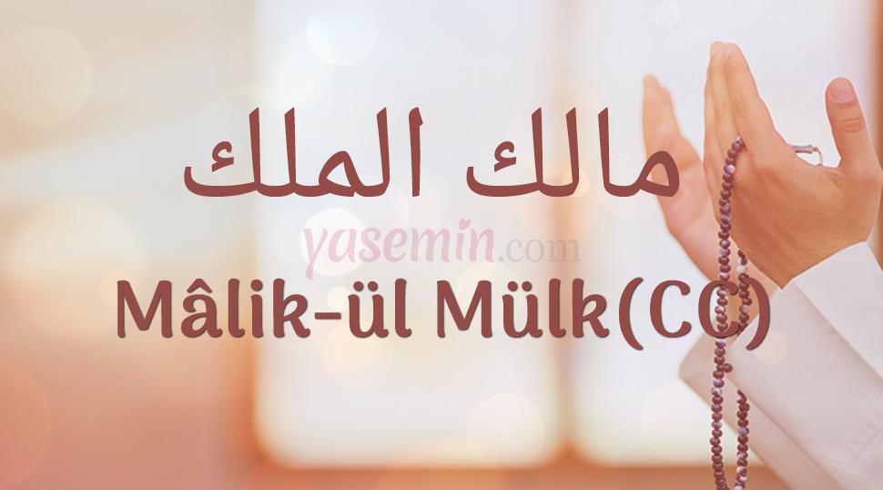 Allah'ın (c.c) güzel isimlerinden Malik-ül Mülk ne demek?