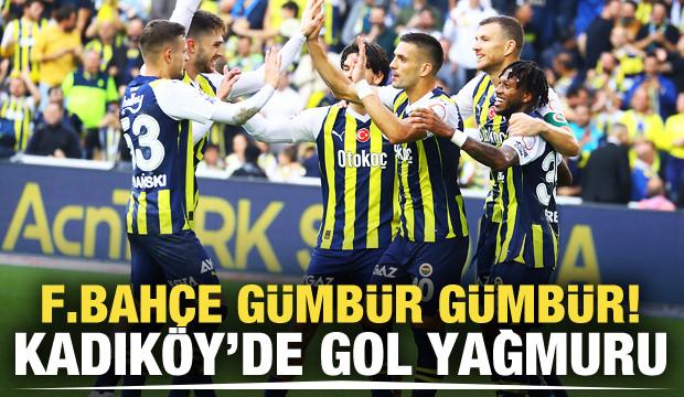 Fenerbahçe gümbür gümbür! Kadıköy'de gol yağmuru