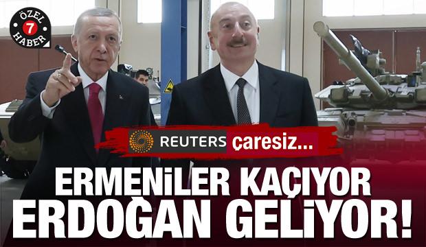 Reuters çaresiz: 'Ermeniler kaçıyor, Erdoğan geliyor, güç dengesi değişiyor!'