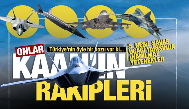 Türkiye'nin 5. Nesil milli muharip savaş uçağı KAAN'ın rakipleri