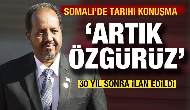 BM 30 yıl sonra ambargoyu kaldırmıştı: Somali'de tarihi konuşma
