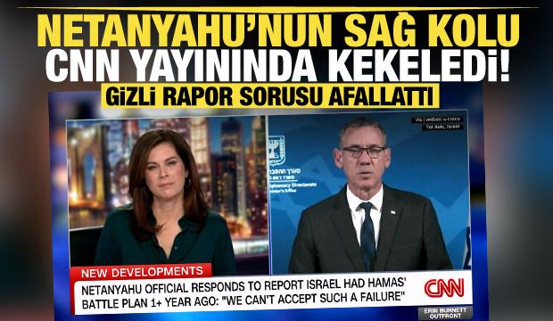 Gizli rapor soruldu! Netanyahu’nun sağ kolu CNN yayınında kekeledi! 