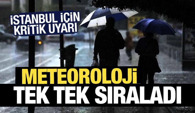 Meteoroloji'den İstanbul dahil 4 il için sarı kodlu alarm! Fırtına bekleniyor