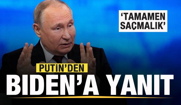 Putin'den Biden'a yanıt: Tamamen sa&ccedil;malık