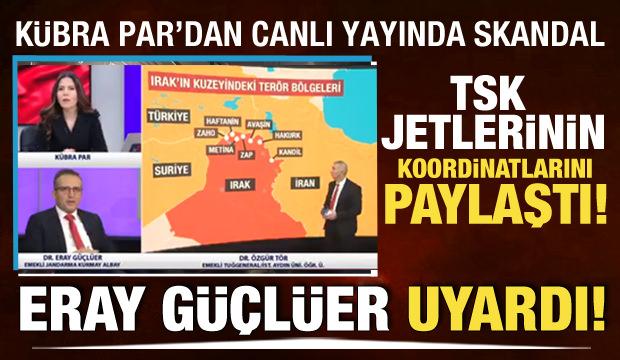 Kübra Par canlı yayında skandala imza attı! TSK jetlerinin koordinatlarını paylaştı