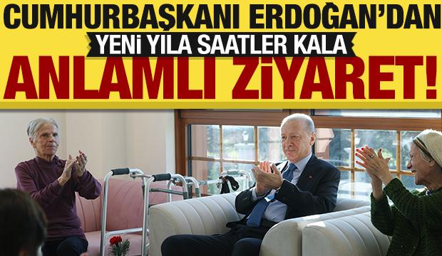 Cumhurbaşkanı Erdoğan Darülaceze sakinlerini ziyaret etti