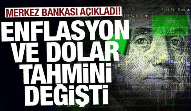 Merkez Bankası yıl sonu enflasyon ve dolar tahmini belli oldu
