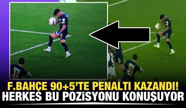 Fenerbahçe 90+5'te penaltı kazandı! Herkes bu pozisyonu konuşuyor