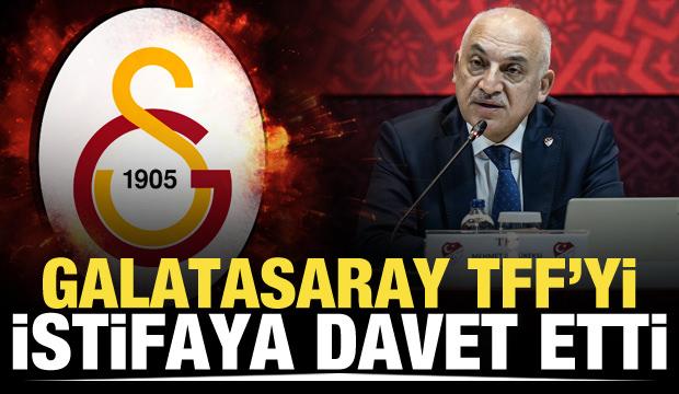 Galatasaray, TFF'yi istifaya davet etti