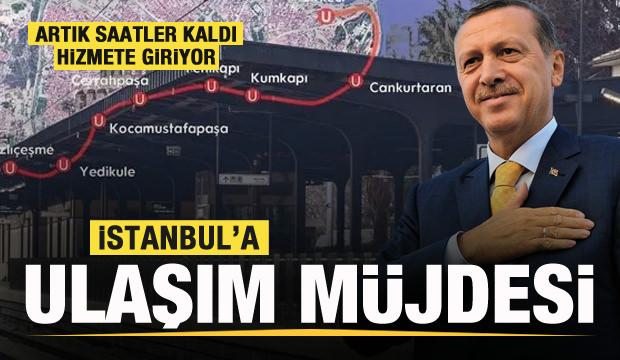 İstanbul'a ulaşım müjdesi! Erdoğan'ın katılımıyla hizmete giriyor!