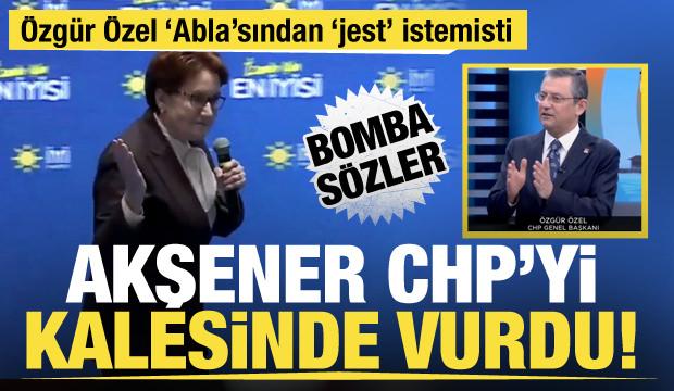 Özgür Özel 'jest' istemişti...  Akşener'den cevap: Atatürk'ün varisi DEM'leniyor