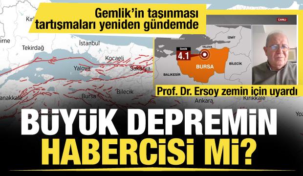 Prof Dr. Şükrü Ersoy'dan Gemlik'teki depremle ilgili ilk yorum