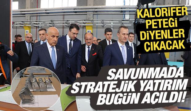 Savunma sanayiinde yeni hamle! Kahramanmaraş'ta uçak parçası üretecek tesis açıldı