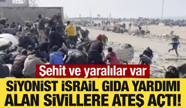 Siyonist İsrail, gıda yardımı alan Gazzelilere ateş açtı! Şehit ve yaralılar var