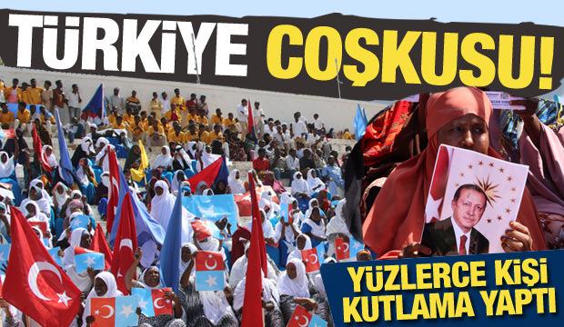 Somali'de Türkiye ile imzalanan anlaşma sonrası kutlama töreni düzenlendi