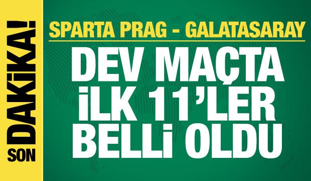 Sparta Prag - Galatasaray! İlk 11'ler