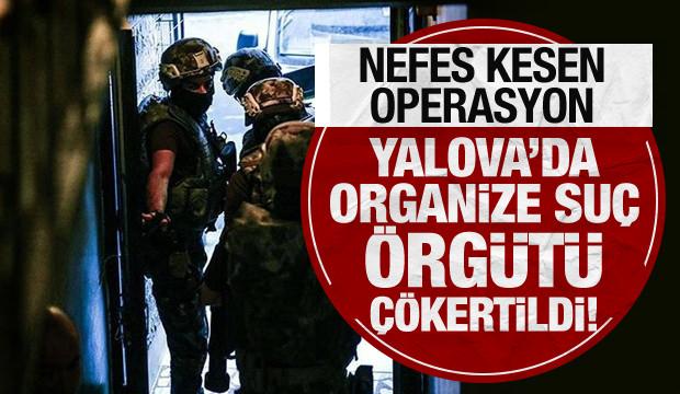 Yalova'da organize suç örgütü çökertildi: Elebaşlar dahil 8 kişi yakalandı!
