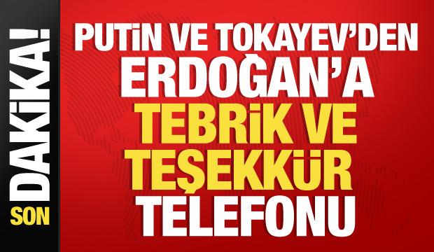 Cumhurbaşkanı Erdoğan, Putin ve Tokayev ile görüştü