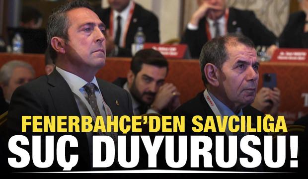Fenerbahçe'den Dursun Özbek'e suç duyurusu