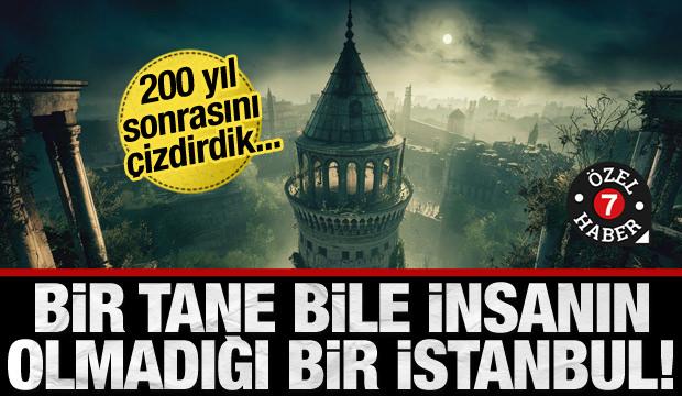 İnsanların olmadığı 200 yıl sonrası İstanbul... Yapay zeka çizdi