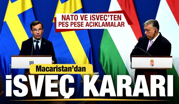 Macaristan'dan, İsveç'e NATO vizesi! NATO ve İsveç'ten peş peşe açıklamalar