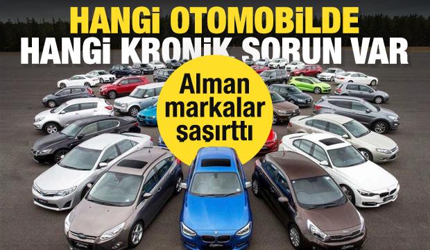 Türkiye'de de kullanılan otomobillerin kronik sorunları