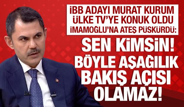 İBB Adayı Murat Kurum'dan İmamoğlu'na çok sert sözler!
