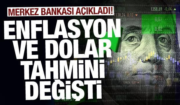 Merkez Bankası açıkladı: Yıl sonu enflasyon ve dolar tahmini yükseldi