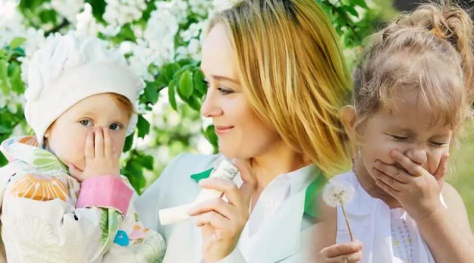 Bebeklerde ve &ccedil;ocuklarda bahar alerjisi belirtileri ve korunma yolları