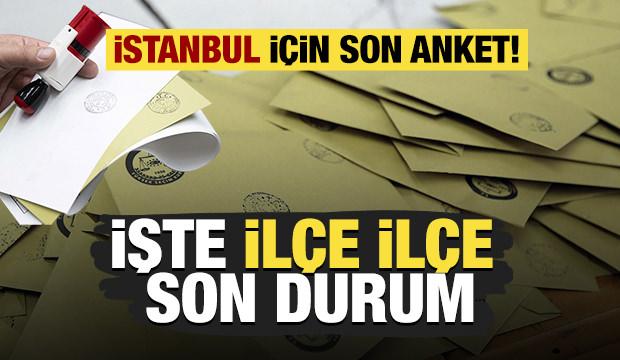İstanbul ilçe başkanlığı seçimi anketi belli oldu: İşte İstanbul ortalaması...