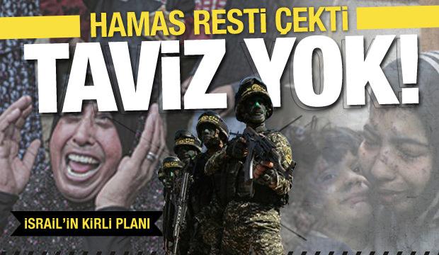 Hamas resti çekti! Gazze şartlarında taviz yok