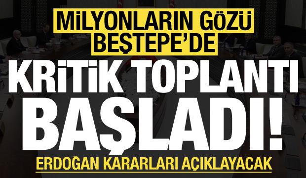 Son dakika: Milyonları gözü Beştepe'de! Erdoğan başkanlığında kritik toplantı başladı...