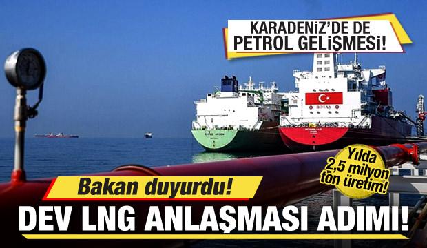 Bakan Bayraktar'dan dev LNG anlaşması açıklaması! Karadeniz'de de petrol gelişmesi