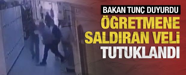 Bakan Tunç açıkladı: Sarıyer'de öğretmeni darp eden veli tutuklandı